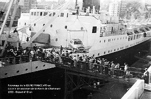 COLO JEUNE FRANCE 1955 depart d'Oran (1)